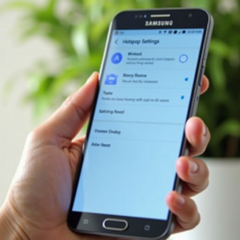 how to find your hotspot password on samsung