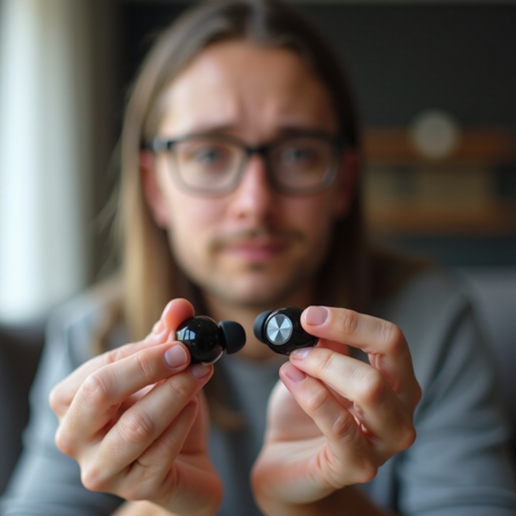 the earbuds speaker distorsion