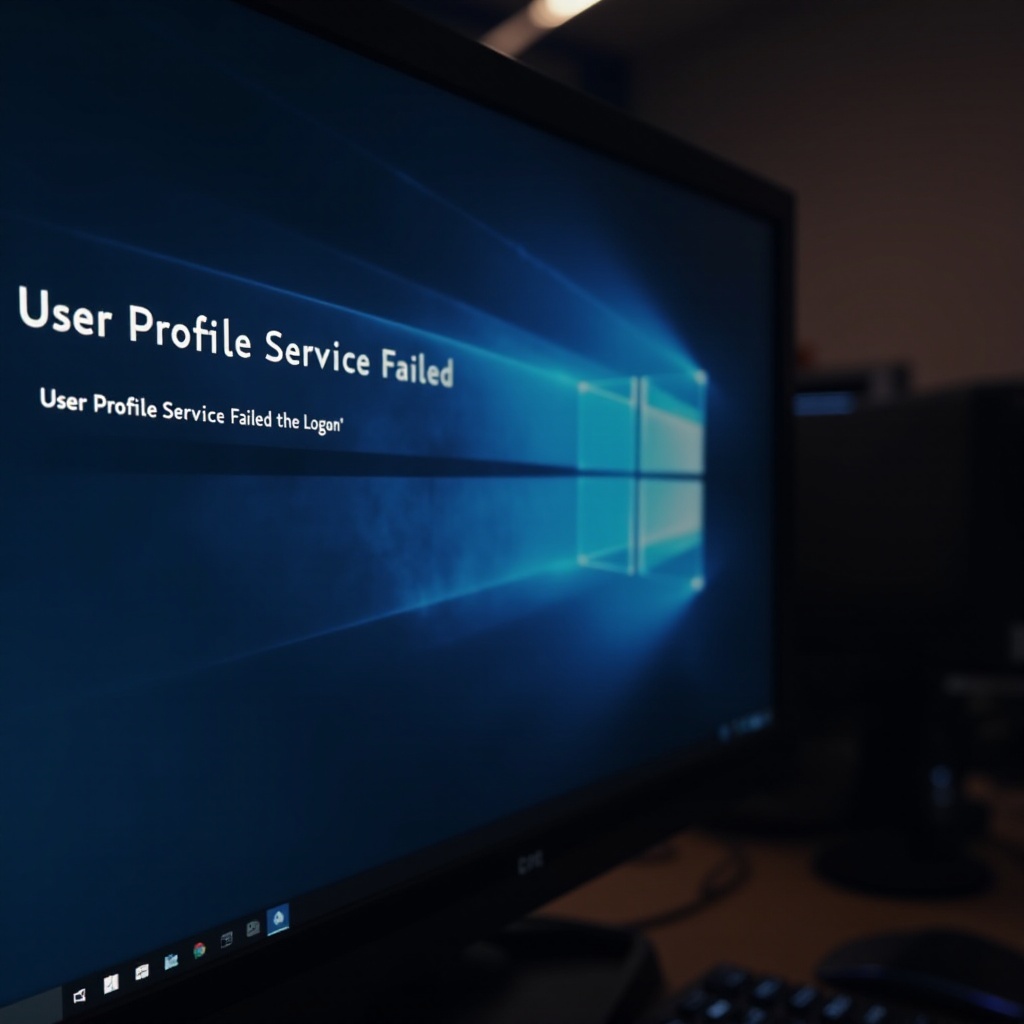 How to Resolve the ‘User Profile Service Failed the Logon’ Error in Windows 10